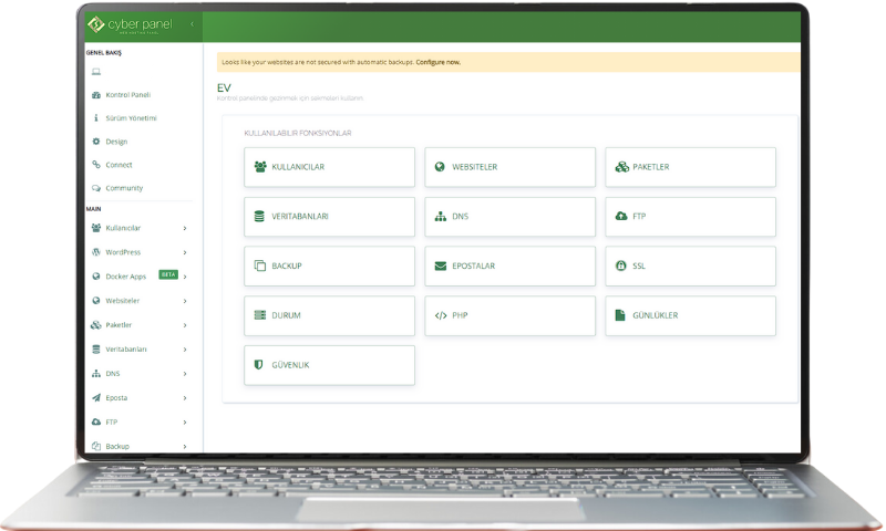 CyberPanel Kurulumu ve İlk Ayarları