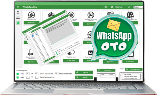 WhatsApp Toplu Mesaj Gönderme Programı WhatsApp Oto