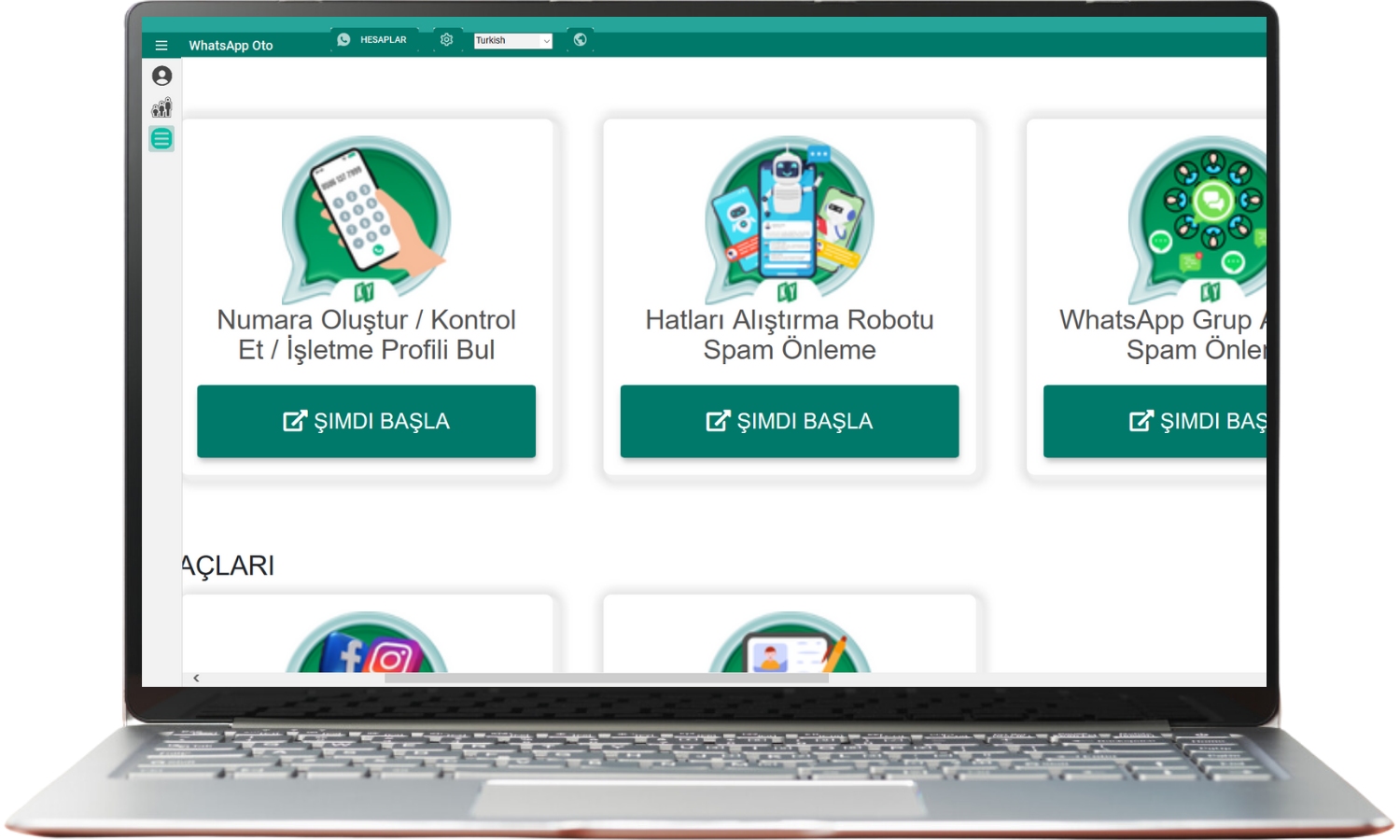 WhatsApp Hatları Alıştırma Robotu Spama Düşmeyi Önleme
