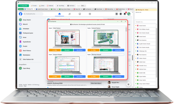 Sosyal Medya Yönetimi Programı 12 Sosyal Medya Yönetimi Programı Kaydedilen Hazır Görseller