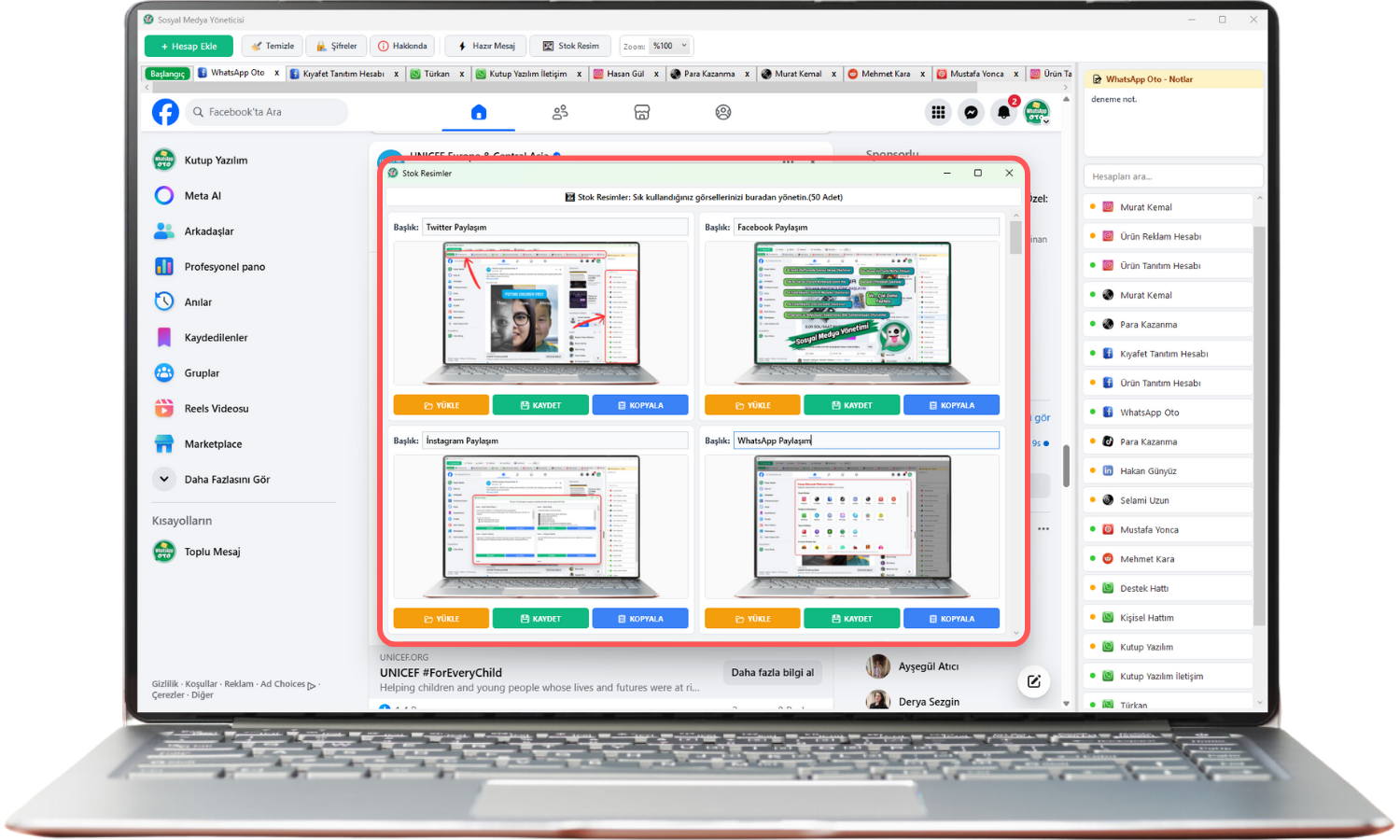 Sosyal Medya Yönetimi Programı 18 Sosyal Medya Yönetimi Programı Kaydedilen Hazır Görseller