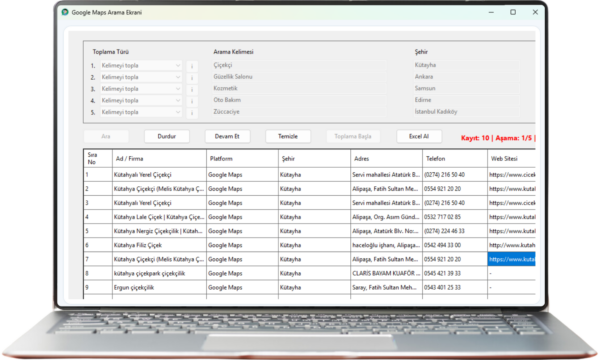 Data Toplama Programi 3