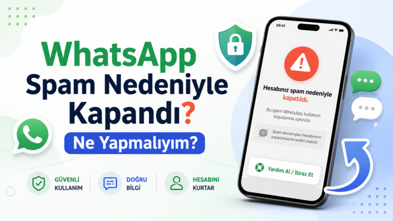 WhatsApp Spam Nedeniyle Kapandı Ne Yapmalıyım
