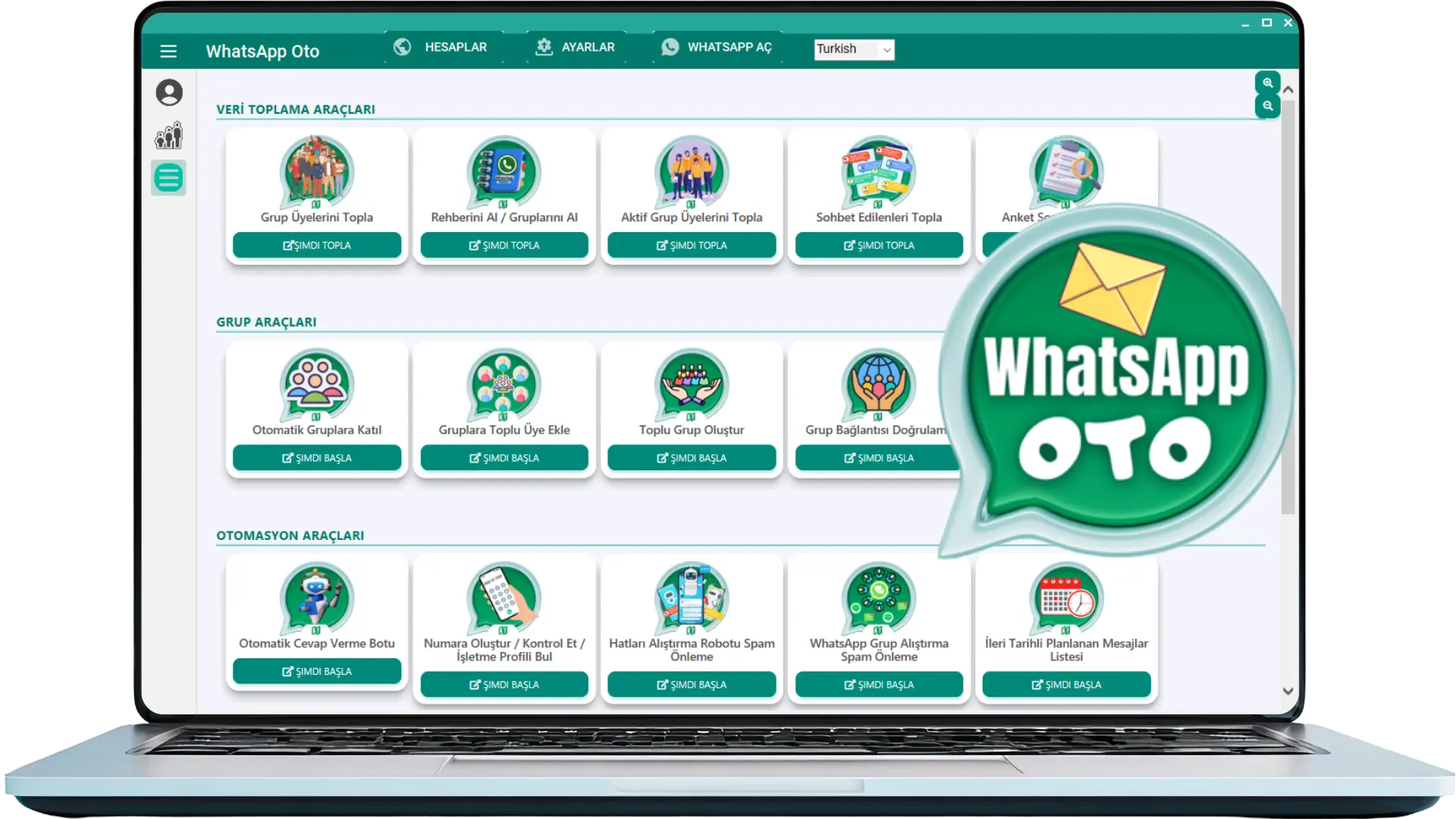WhatsApp Toplu Mesaj Gönderme Programı